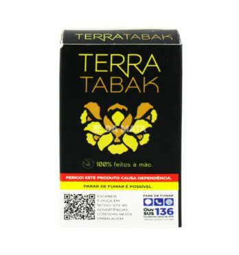 Terra Tabak Brown 1 1/4 C/ Filtro 6mm De frente tabacaria da mata