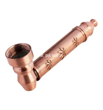 Pipe de Metal Rose de lado tabacaria da mata 