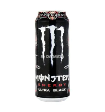 Energético Monster Energy Ultra Black 500ml de frente tabacaria da mata
