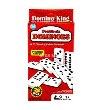 Dominó King Double Six Dominoes de frente tabacaria da mata