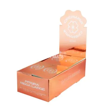 Caixa de Piteira Cremaria Mega longa Rose de lado tabacaria da mata