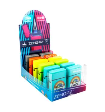 Caixa de Maçarico Zengaz Estampa LGBTQIA+ ZL-30 de frente tabacaria da mata 