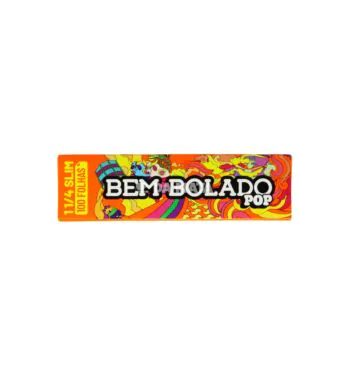 Seda Bem Bolado Pop 1 1/4 Slim 100 Folhas de frente tabacaria da mata