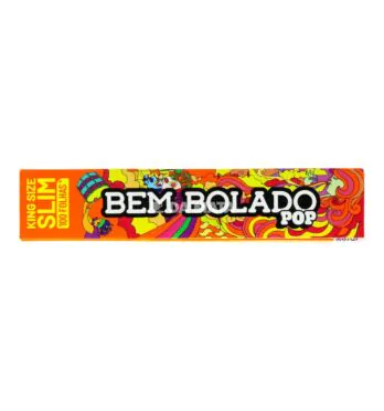 Seda Bem Bolado Pop King Size Slim 100 Folhas de frente tabacaria da mata
