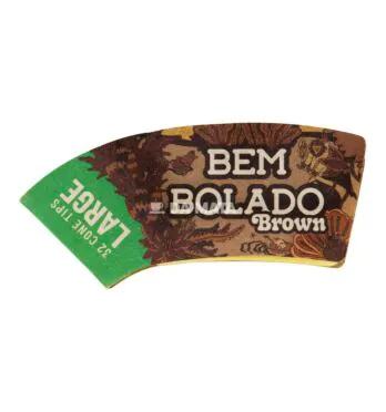 Piteira Bem Bolado Brown Curva de frente tabacaria da mata 