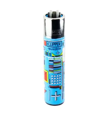 Isqueiro Clipper Gamer4life 4 de frente tabacaria da mata