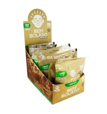 Caixa de Filtro Bem Bolado Pop Brown Slim Longo de lado tabacaria da mata