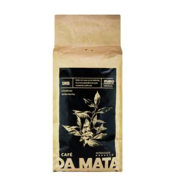 Café Da Mata Arábica Grãos 1KG de frente tabacaria da mata