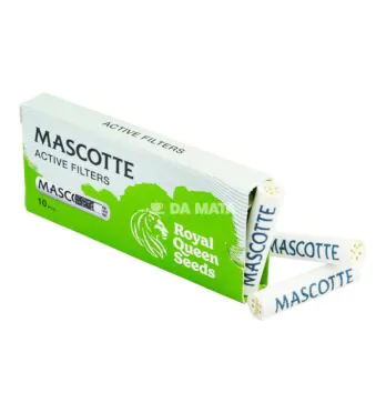 Filtro Carvão Mascotte Rqs X Active 6mm de lado tabacaria da mata