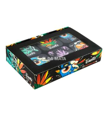 Caixa de Slick Vidro To Na Bê C/ Divisória 9ml de lado tabacaria da mata