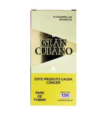 Cigarrilha Gran Cubano Baunilha de frente