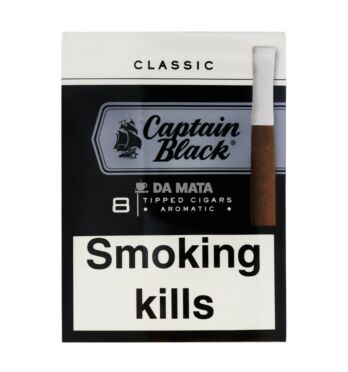 Cigarrilha Captain Black Classic C/8un de frente tabacaria da mata