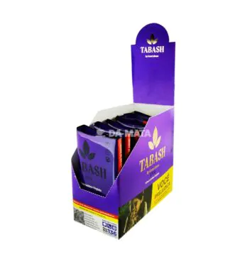 Caixa de Tabash Uva Golden Virginia C/6un de lado aberto tabacaria da mata