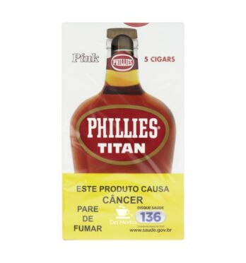 Caixa de Titan Phillies Cognac 5 un de frente