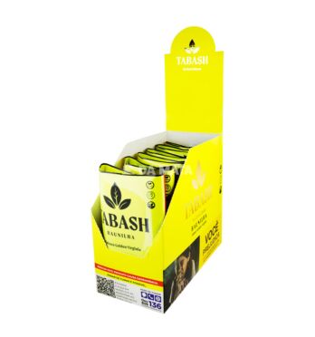 Caixa de Tabash Baunilha Golden Virginia C/6un de lado tabacaria da mata