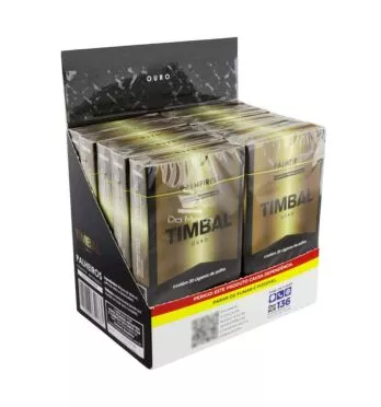 Caixa de Palheiro Timbal Ouro de lado tabacaria da mata