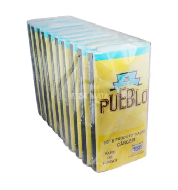 Pacote de Pueblo Amarelo C/10un tabacaria da mata 