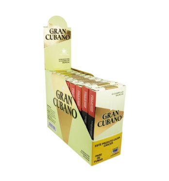 Caixa de Cigarrilha Gran Cubano Baunilha tabacaria da mata 