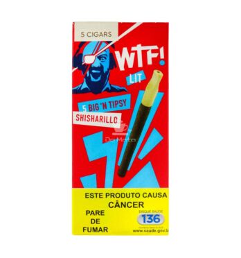 Cigarrilha WTF Big'n Tipsy Cray Frutas Vermelhas C/5un de frente tabacaria da mata 