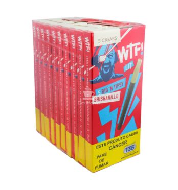 Pacote de Cigarrilha WTF Big'n Tipsy Cray Frutas Vermelhas de lado tabacaria da mata 