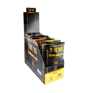 Caixa de The OG x Sessãozada Golden15g caixa aberta Tabacaria Da Mata