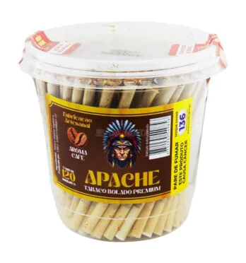 Pote de Apache Bolado Café de frente tabacaria da mata 