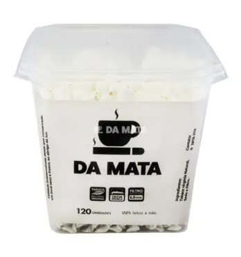 Pote Da Mata Artesanal Seda Branca C/120un de frente tabacaria da mata