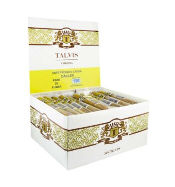 Caixa de Charuto Talvis Corona Chocolate de lado