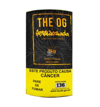 The OG x Sessãozada Golden Virginia Destalado 15g de frente tabacaria da mata 