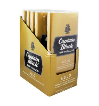 Caixa de Captain Black Gold C/5 de lado