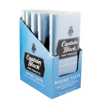 Caixa de Captain Black Round Taste de frente