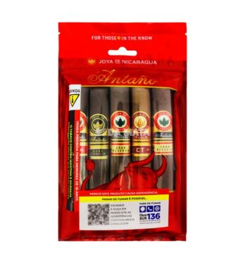 Kit de 5 Charutos Joya de Nicaragua Antanõ Familly Go Pack  de frente tabacaria da mata