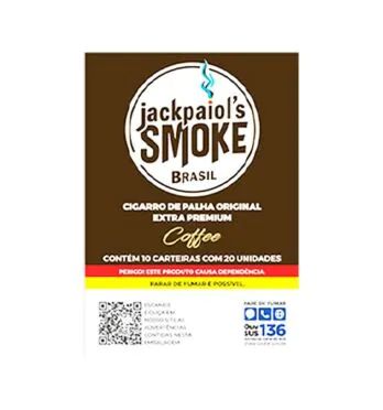 Caixa de Jack Paiol's Coffee de frente tabacaria da mata