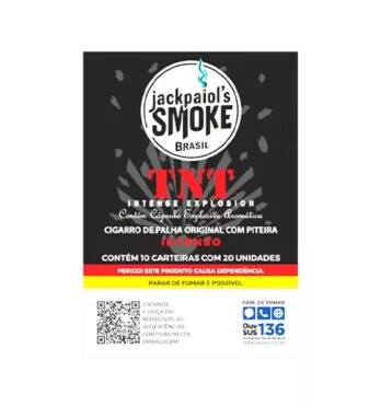 Caixa de Jack Paiol's TNT c/ Piteira de frente tabacaria da mata 1