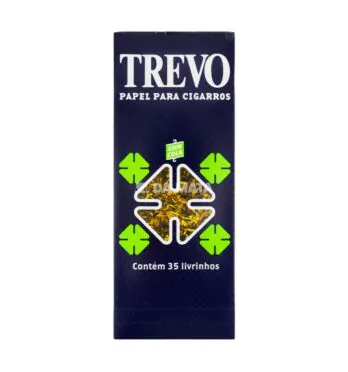Caixa de Papel Trevo 35 Livretos de frente tabacaria da mata