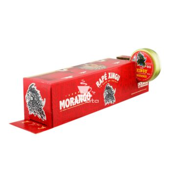 Caixa de Rapé Xingu Morango de lado tabacaria da mata