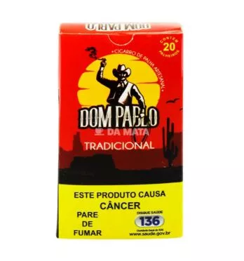 Palheiro Dom Pablo Tradicional de frente tabacaria da mata 