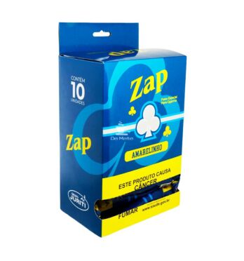 Caixa de Zap Azul de frente tabacaria da mata