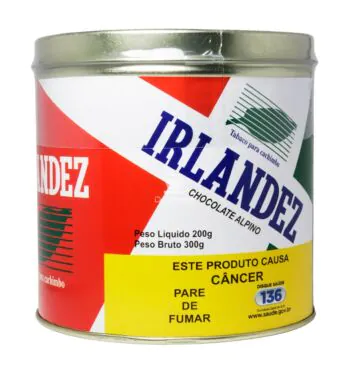Lata de Irlandez Chocolate Alpino 200g