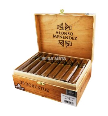 Caixa de Charuto Alonso Menendez Robusto Mata Fina aberta tabacaria da mata 
