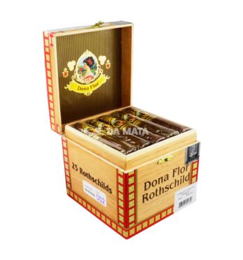 Caixa de Charuto Dona Flor Rothschild Mata Fina de lado tabacaria da mata