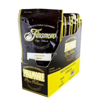 Caixa de Finamore Para Cachimbo Chocolate de lado tabacaria da mata