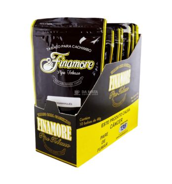 Caixa de Finamore Para Cachimbo Dinamarquês de lado tabacaria da mata