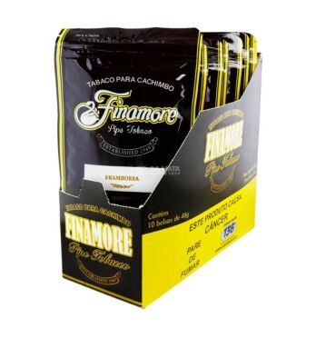 Caixa de Finamore Para Cachimbo Framboesa de lado tabacaria da mata