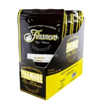 Caixa de Finamore Para Cachimbo Framboesa de lado tabacaria da mata