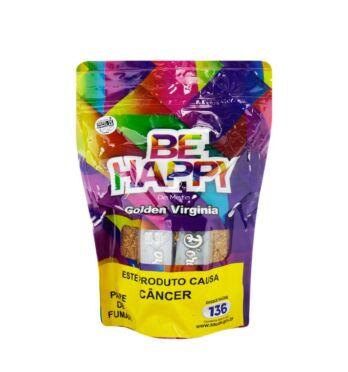 Be Happy Golden Virginia 150g de frente