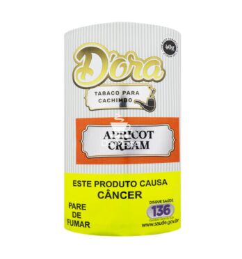 D'ora Apricot Cream 40g de frente Tabacaria da Mata 