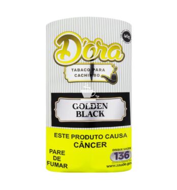D'ora Golden Black 40g de frente tabacaria da mata