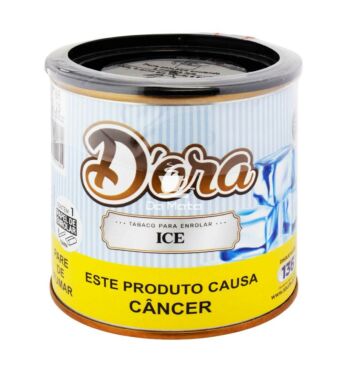 Lata de D'ora Ice 50g de frente tabacaria da mata