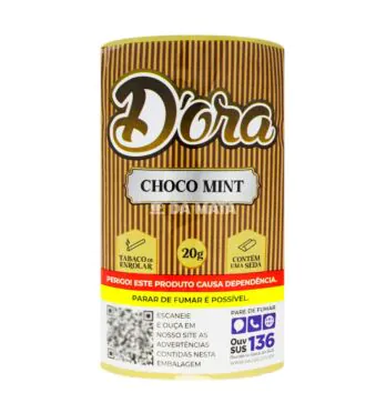 D'ora Choco Mint 20g de frente tabacaria da mata